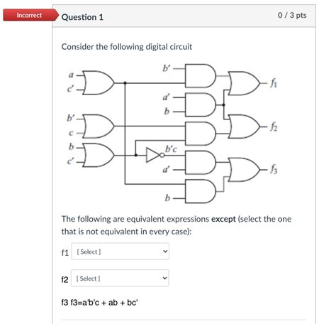 Solved Incorrect Question 1 0 3 Pts Consider The Following Chegg