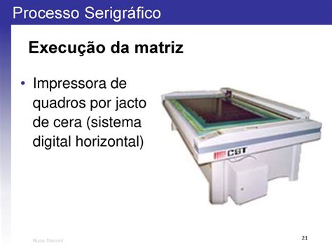 O Processo Serigráfico ppt carregar