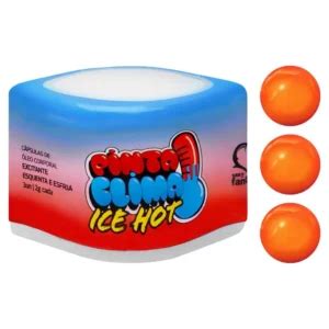 Bolinhas Hot Ice Pinta Clima Sexy Fantasy Unidades Sex Shop Flower Love