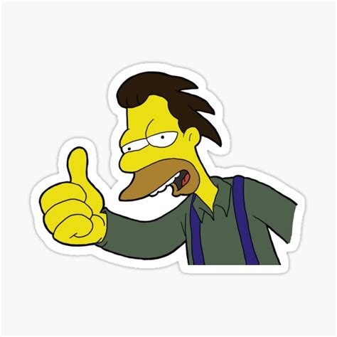 Thumbs Up Lenny Sticker For Sale By Hbogart Redbubble