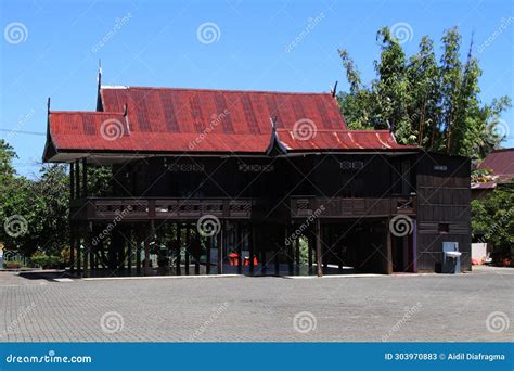 Artistic Traditional Bugis House South Sulawesi Indonesia Stock Image