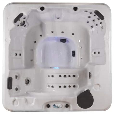 AquaLife Osprey Harmony LS 6 Person 50 Jet 86 Port Lounger 240V Hot Tub With Bluetooth Stereo