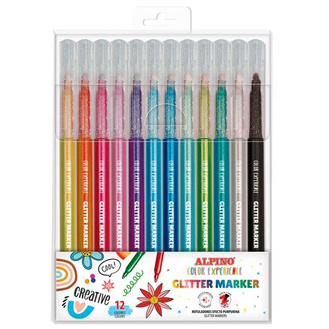 Rotulador Glitter Colores Color Experience Alpino Papeler A