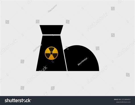 Nuclear Power Plant Symbol Powerful Industrial Stock Vector (Royalty Free) 2153606457 | Shutterstock