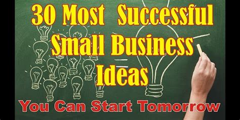 Successful new business ideas can come from