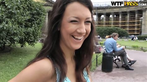 Chick Enjoys Public Anal POV