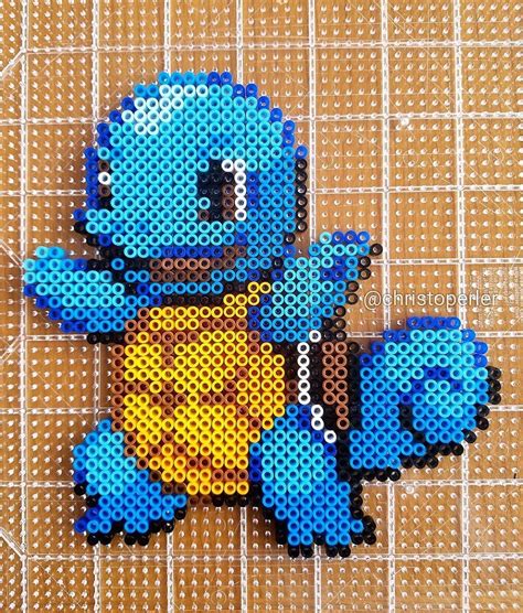 Squirtle Pokemon Perler Fuse Beads By Christoperler Pokemon Perler Beads Perler Bead