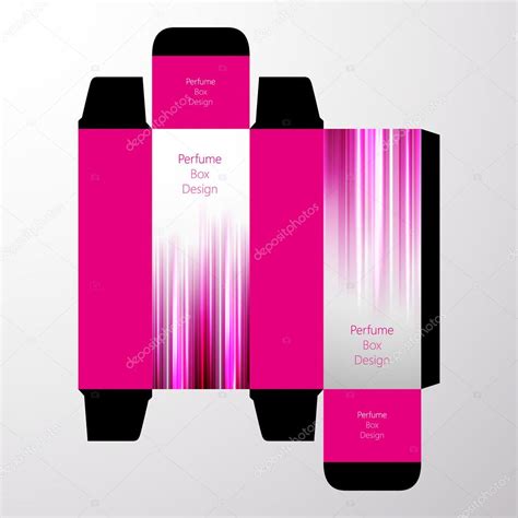 Perfume Box Design — Stock Vector © Droidworker #79239710