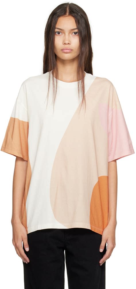 Maison Kitsuné Off White And Beige Café Kitsuné Edition Pastel