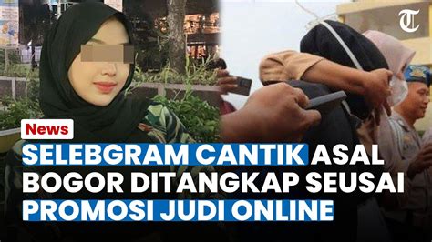 BERPARAS CANTIK Selebgram Asal Bogor Ditangkap Lantaran Promosi Judi