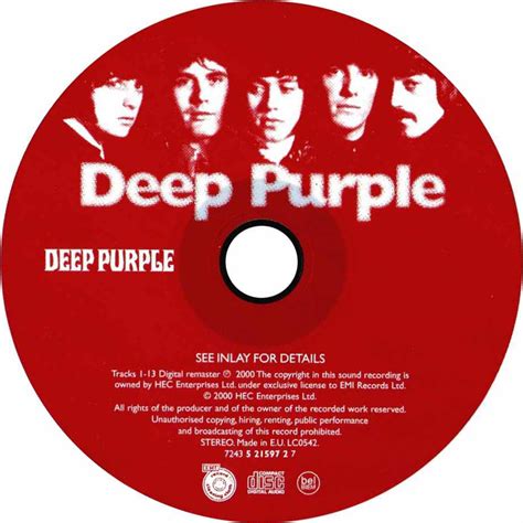 Car Tula Cd De Deep Purple Deep Purple 2000 Portada