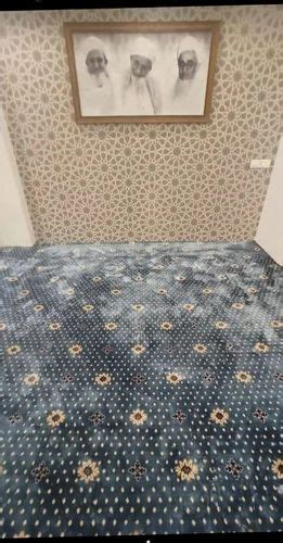 Gray Woolen Printed Galicha Wall To Wall Carpet For Hotel At Rs 80 Sq