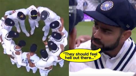 ‘They should feel hell out there’: Virat Kohli’s fiery speech before England’s 2nd innings at ...