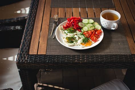 무료 이미지 요리 성분 브런치 점심 아침 식사 La Carte Food 위안 식품 표 생기게 하다 채식주의