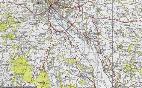 Old Maps Of Exminster Devon Francis Frith