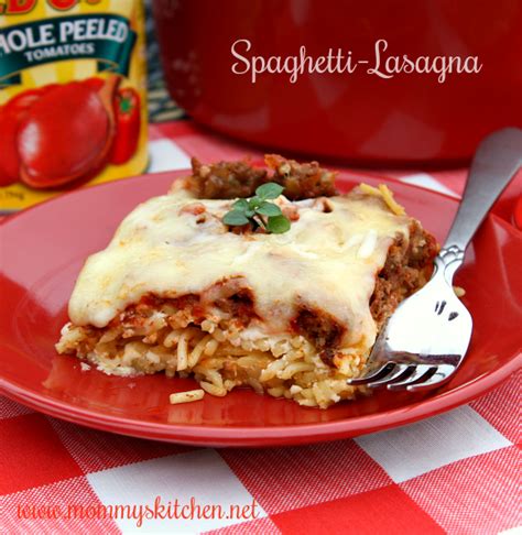 Baked Spaghetti - Lasagna — Mommy's Kitchen