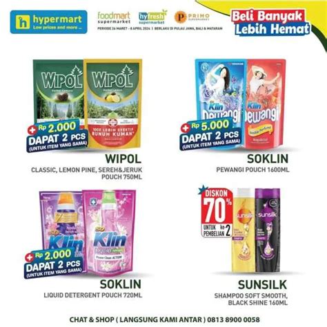 Promo Hypermart Beli Banyak Lebih Hemat Periode Maret April