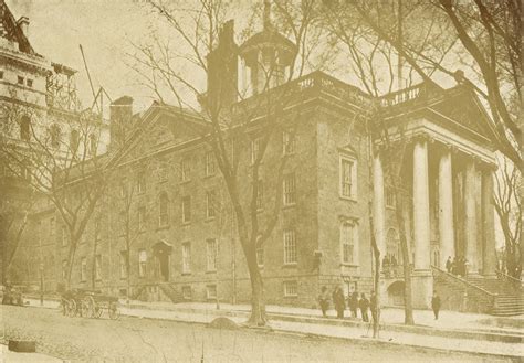 Old New York State Capitol with New Capitol under Construction in the ...