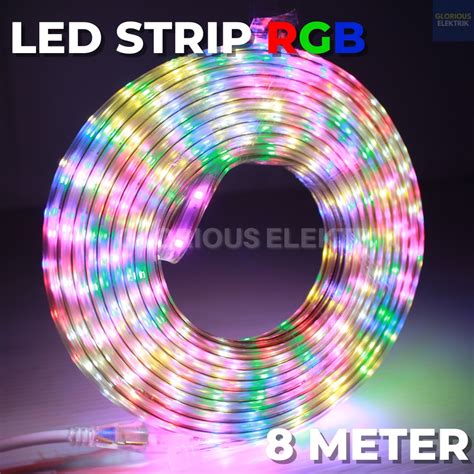 Jual Lampu Led Strip Selang Rgb Multi Colour Warna Warni