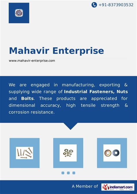 Brass Fasteners By Mahavir Enterprise Pdf