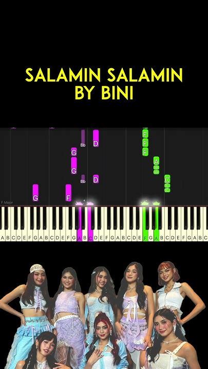 Salamin Salamin By Bini Piano Cover Sheet Music And Lyrics Youtube