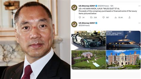 Us Accuses Exiled Chinese Tycoon Guo Wengui Of 1 Billion Crypto Linked