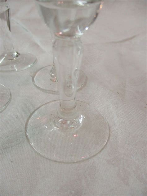 Vintage Fostoria Elegant Glass Clear Etched Roses Aperitifs Shots Ebay