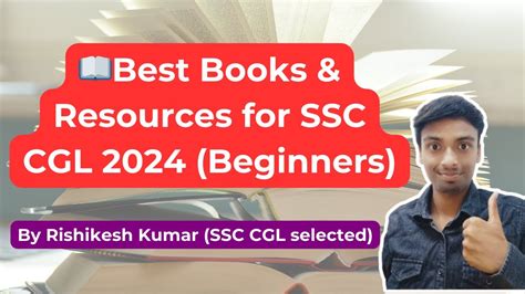 SSC CGL 2024 Book List SSC CGL 2024 Strategy Book List Best Books