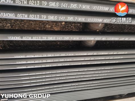 ASTM A213 ASME SA213 T9 Boiler Tube Alloy Steel Seamless Tube Black