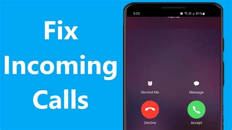 How To Fix Incoming Call Not Showing On Display In Android