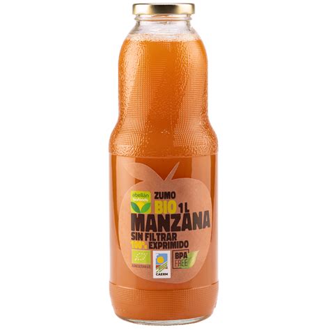 Zumo De Manzana Sin Filtrar Exprimido L Bio Abell N Biofoods