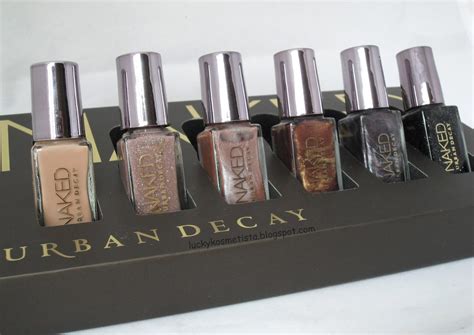 Lucky Kosmetista Urban Decay NAKED Nail Polish Set