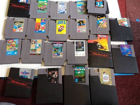 Vintage Nintendo Nes Lot Games Mario Etc Retro 1980s 1990s Etsy