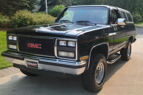 43k Mile 1990 Gmc Jimmy Sle 4×4 For Sale On Bat Auctions Sold For 53 000 On September 7 2021