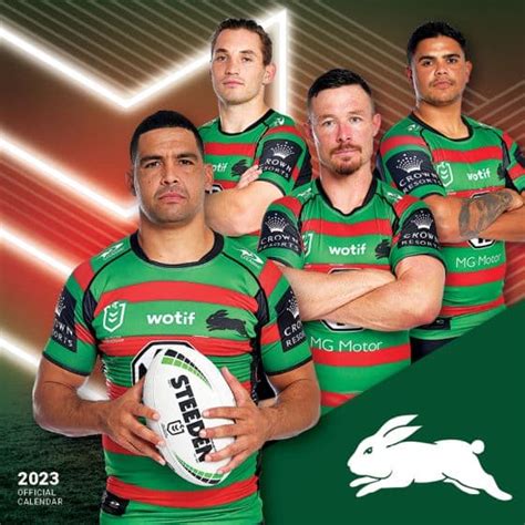 South Sydney Rabbitohs Nrl Team Wall Calendar Savvysupporter