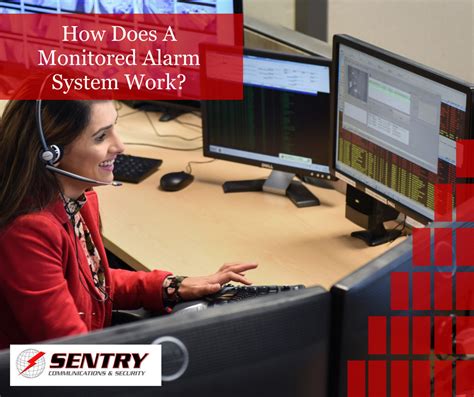 How Does A Monitored Alarm System Work Sentry Communications And Security