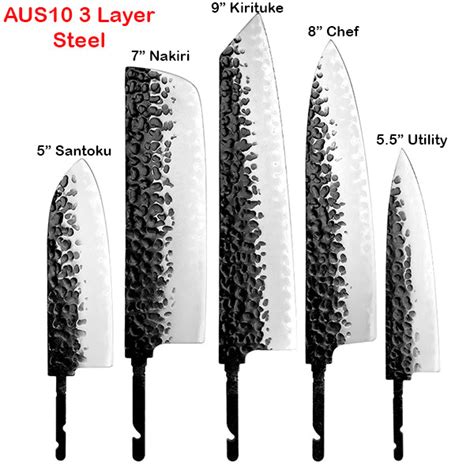 Japanese Style Chef Knife 8 Damascus Aus10 3 Layer Hidden Tang