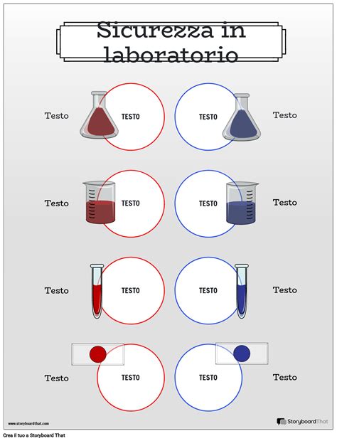 Sicurezza In Laboratorio Storyboard Por It Examples