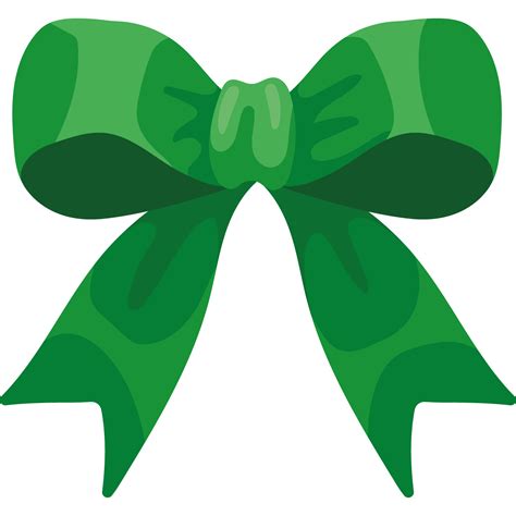 Christmas Green Bow Ribbon 24085457 PNG