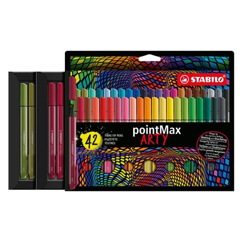 Stabilo Pointmax 8mm Pen Arty Set Of 42 Jerry S Artarama