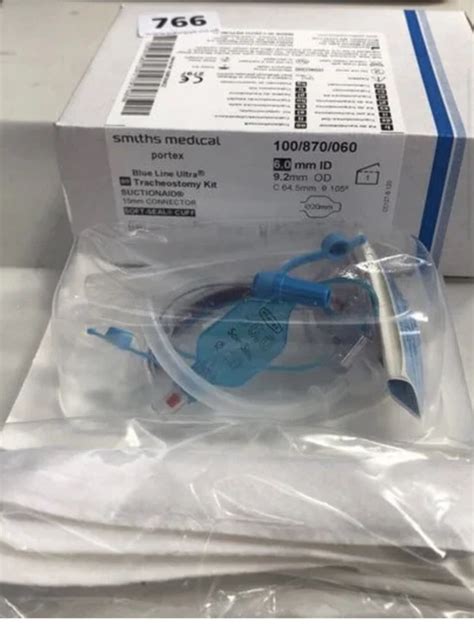 SMITHS MEDICAL PORTEX BLUE LINE ULTRA TRACHEOSTOMIE KIT: 6 mm 100/870 ...