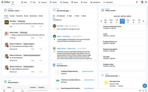 Zoho Workplace Unified Communication And Business Productivity Tools