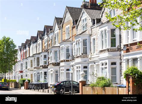 Victorian Terraced Houses Burton Road Kilburn London Borough Of