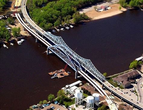 Cass Street Bridge | La crosse, La crosse wisconsin, Wisconsin