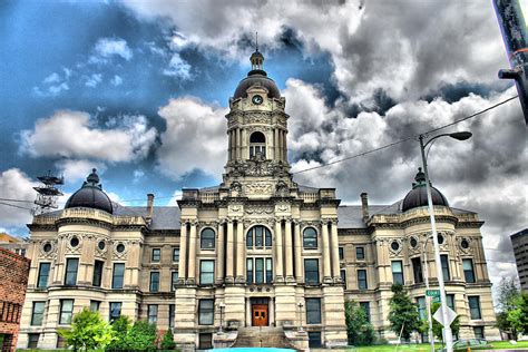 Old vanderburgh county courthouse Photograph by Terri Latham