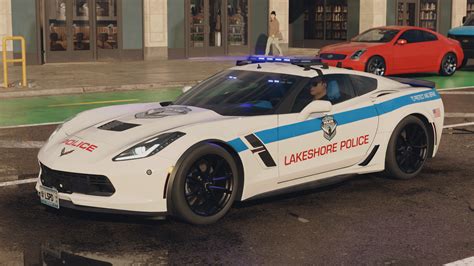 Corvette Police Car