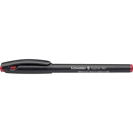 Schneider Schreibger Te Topliner Fineliner Pens Mm Red Amazon