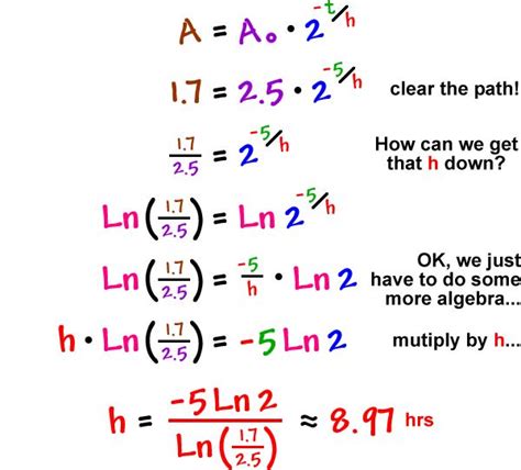 Half Life Of Carbon Calculator