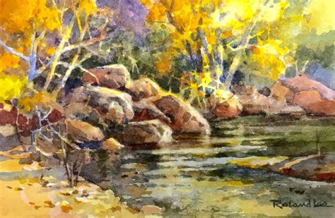 River Bend – Plein Air – Roland Lee