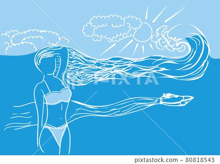 Bikini Stock Illustration 80818543 PIXTA